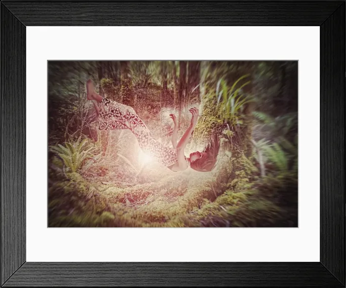 Framed Print : 10-11 years, access, asian ethnicity, barefoot, blurred motion, brunette, caucasian