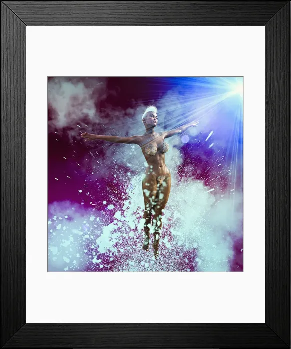 Framed Print : ar, arms outstretched, augmented reality, beauty, bikini, blonde hair, blurred motion Framed Print : ar, arms outstretched, augmented reality, beauty, bikini, blonde hair, blurred motion