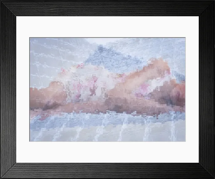 Framed Print : 12-13 years, asian ethnicity, caucasian, childhood, color image, concept, cyberspace