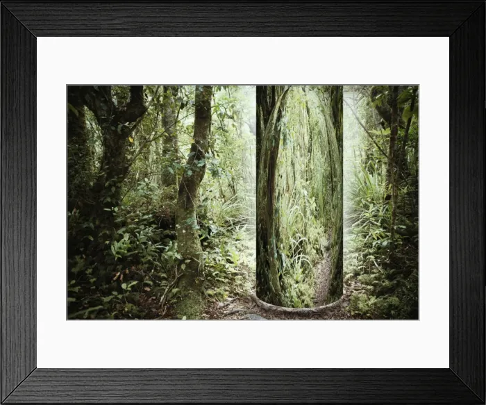 Framed Print : color image, column, computer graphic, concept, copy space, cylinder, day, digital composite