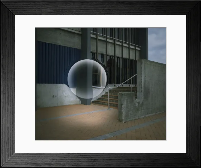 Framed Print : absence, bubble, building, city, clear, color image, computer graphic, concept, copy space Framed Print : absence, bubble, building, city, clear, color image, computer graphic, concept, copy space