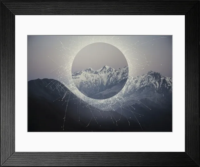 Framed Print : beauty in nature, challenge, circle, cold, color image, computer graphic, concept