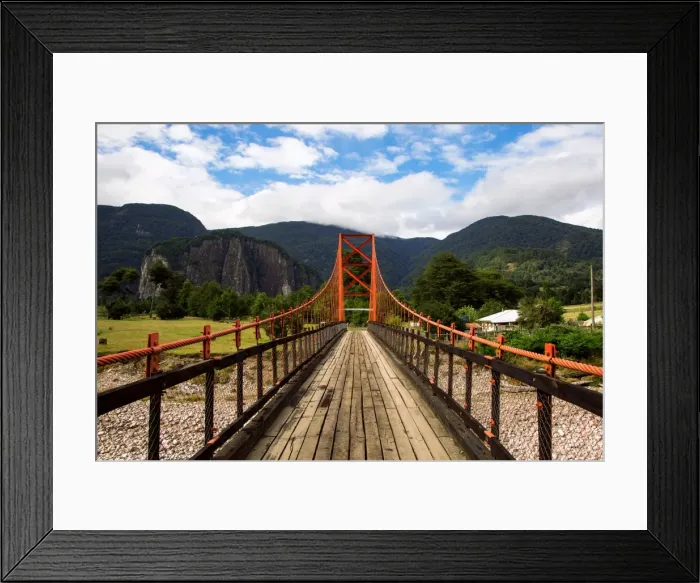 Framed Print : The Beautiful Countryside of Puerto Chacabuco in Aysen Province, Aysen del General Carlos Ibanez del Campo Region, Chile, South America Framed Print : The Beautiful Countryside of Puerto Chacabuco in Aysen Province, Aysen del General Carlos Ibanez del Campo Region, Chile, South America