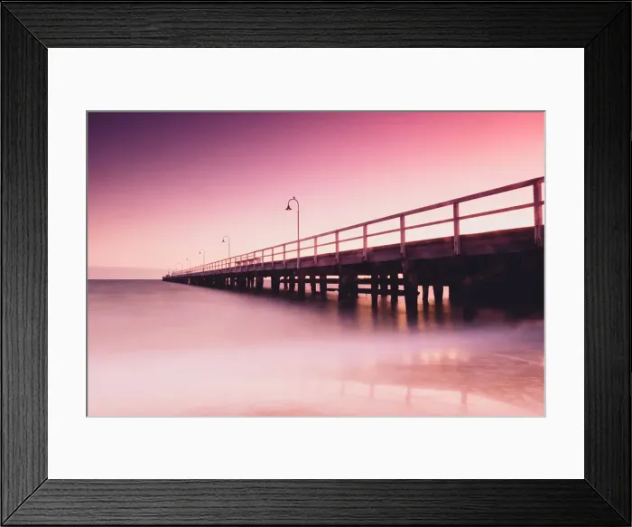 Framed Print : Sunset over Port Melbourne Framed Print : Sunset over Port Melbourne