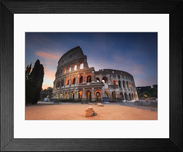 Framed Print : Rome, Colosseum by night Framed Print : Rome, Colosseum by night