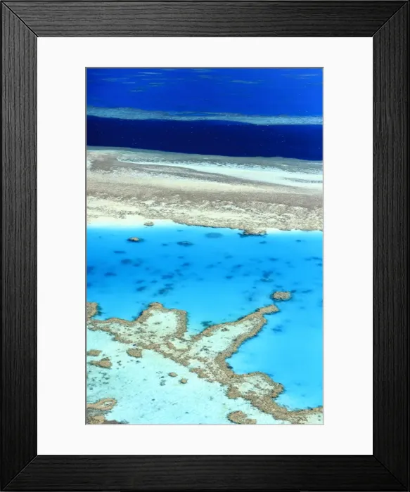 Framed Print : Great Barrier Reef, Australia Framed Print : Great Barrier Reef, Australia