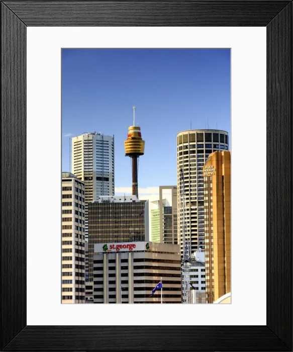 Framed Print : Sydney financial district Framed Print : Sydney financial district