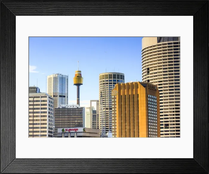 Framed Print : Sydney financial district Framed Print : Sydney financial district