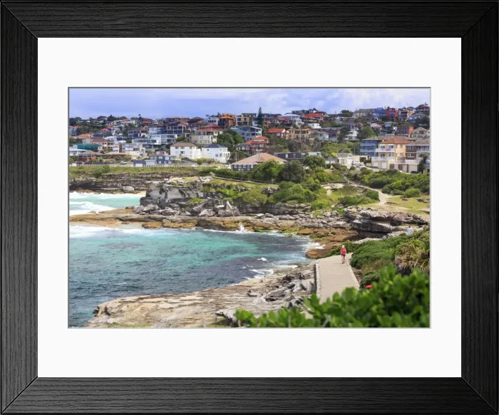 Framed Print : Sydney coastline