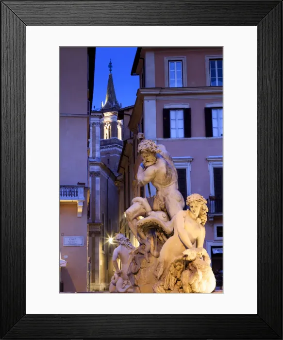 Framed Print : Rome, Navona square Framed Print : Rome, Navona square