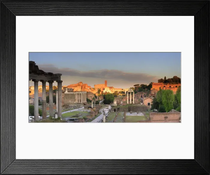 Framed Print : Rome, Colosseum and Romand Forum Framed Print : Rome, Colosseum and Romand Forum