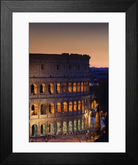 Framed Print : Rome, Colosseum at sunset Framed Print : Rome, Colosseum at sunset