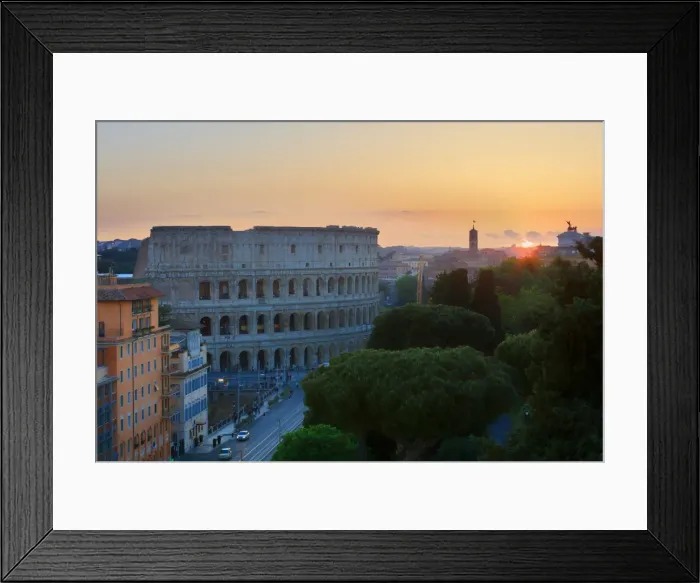 Framed Print : Rome, Colosseum at sunset Framed Print : Rome, Colosseum at sunset