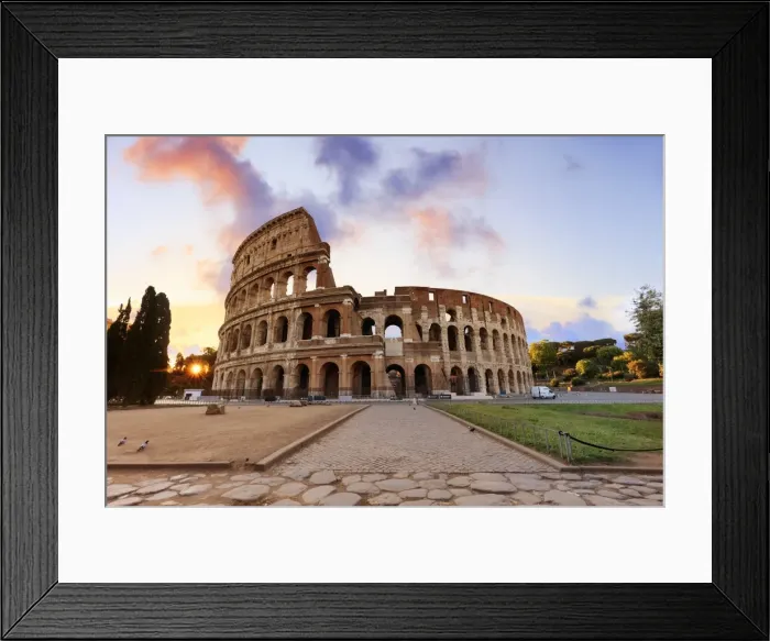 Framed Print : Rome, Colosseum at sunrise Framed Print : Rome, Colosseum at sunrise