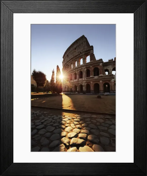 Framed Print : Rome, Colosseum at sunrise Framed Print : Rome, Colosseum at sunrise
