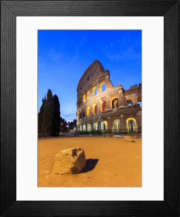 Framed Print : Rome, Colosseum by night Framed Print : Rome, Colosseum by night