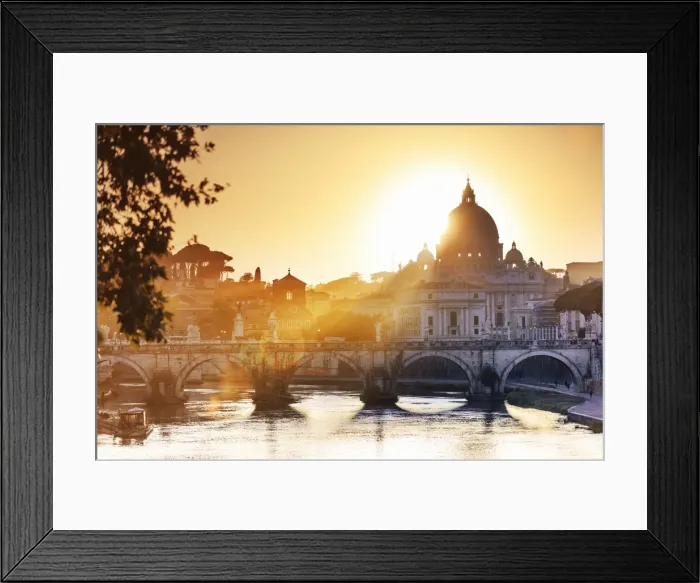 Framed Print : Rome, St Peter Basilica Framed Print : Rome, St Peter Basilica