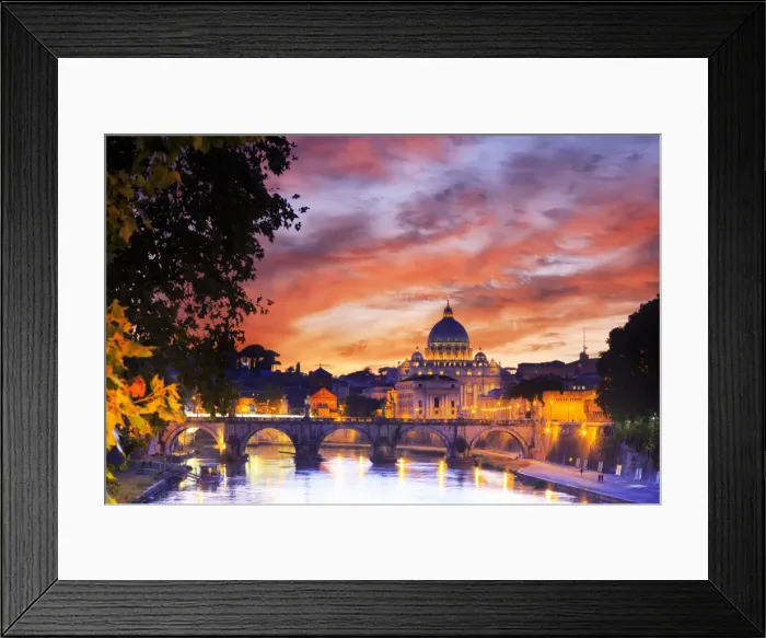 Framed Print : Rome, St Peter Basilica Framed Print : Rome, St Peter Basilica