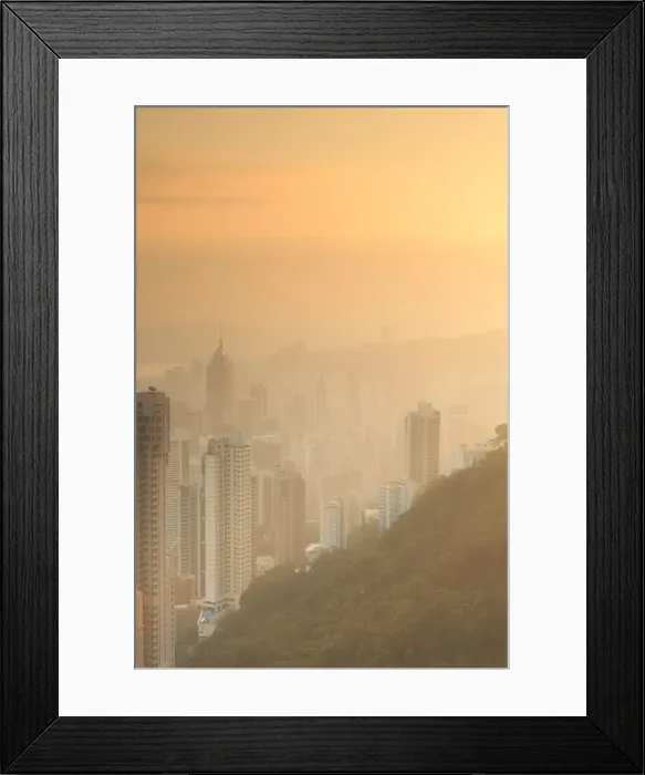 Framed Print : Victoria harbor, Hong Kong Framed Print : Victoria harbor, Hong Kong