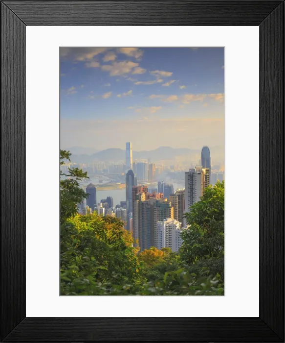 Framed Print : Victoria harbor, Hong Kong Framed Print : Victoria harbor, Hong Kong