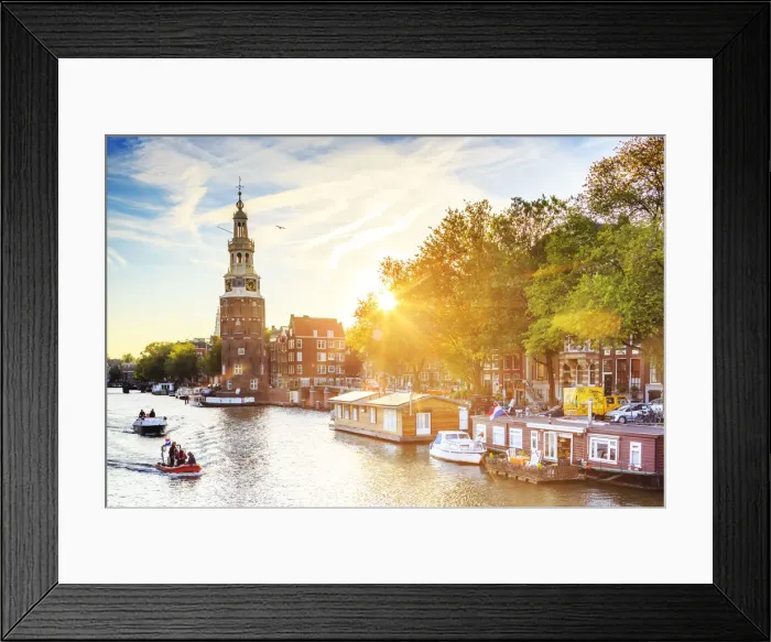 Framed Print : Montelbaan Tower at Oude Schans