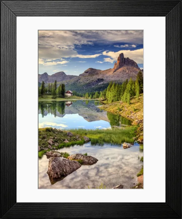 Framed Print : Federa lake