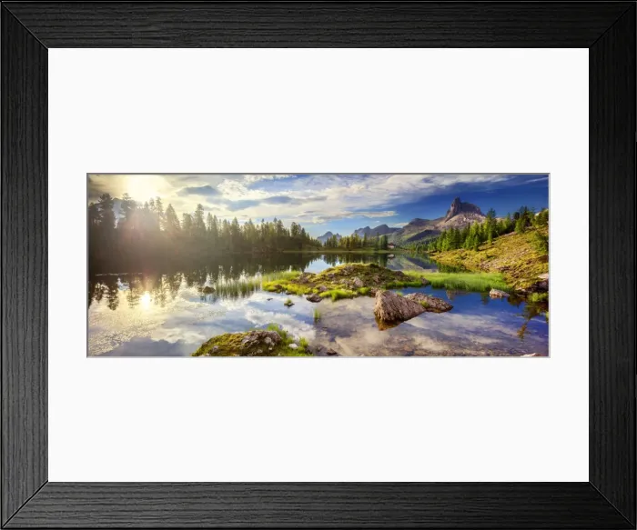 Framed Print : Federa lake Framed Print : Federa lake