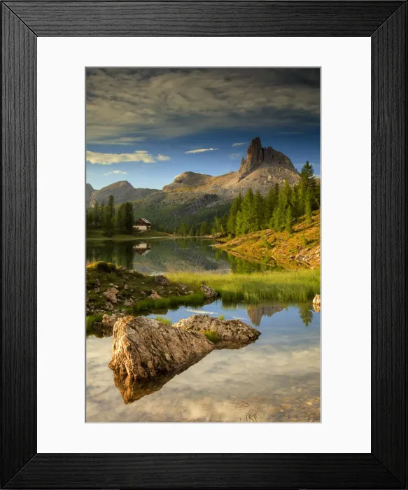 Framed Print : Federa lake