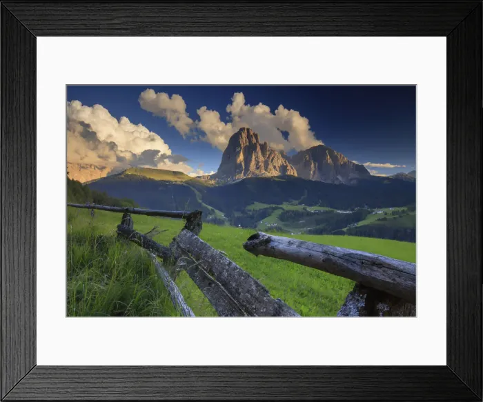 Framed Print : Sunset on Sassolino mountain Framed Print : Sunset on Sassolino mountain