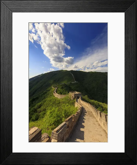 Framed Print : The Great Wall of China at Mutianyu
