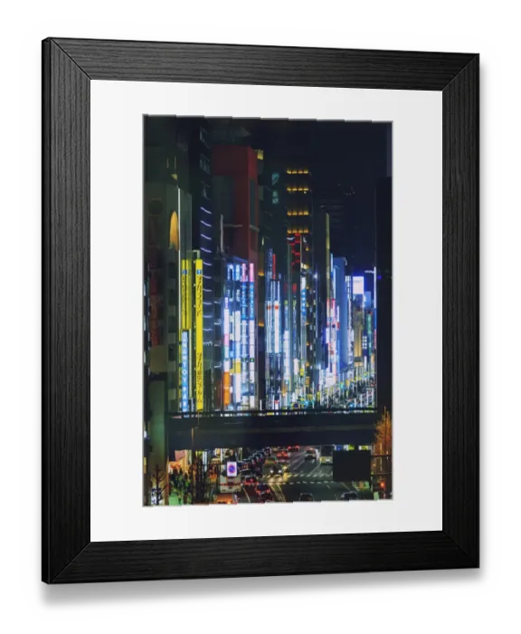 Framed Print : Ginza, Tokyo