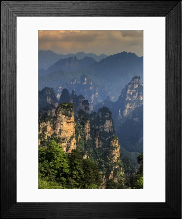 Framed Print : Zhangjiajie forest