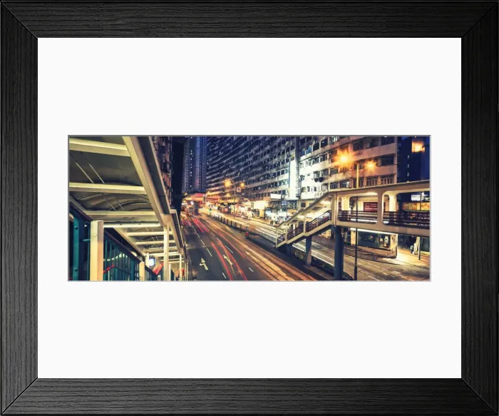 Framed Print : Hong Kong. Quarry Bay over populated buildings in Hong Kong island Framed Print : Hong Kong. Quarry Bay over populated buildings in Hong Kong island