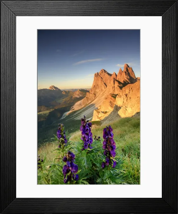 Framed Print : Seceda mountain Framed Print : Seceda mountain