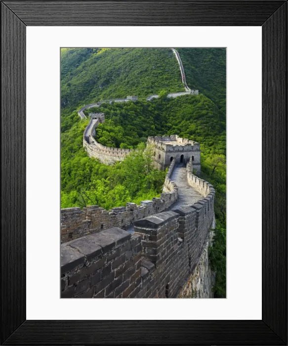 Framed Print : The Great Wall of China at Mutianyu