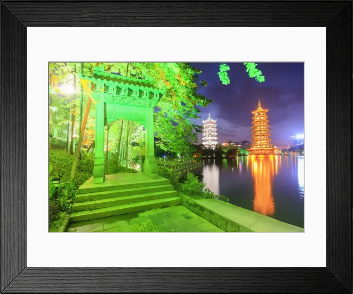 Framed Print : Guilin City, China