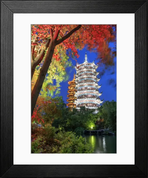 Framed Print : Guilin City, China