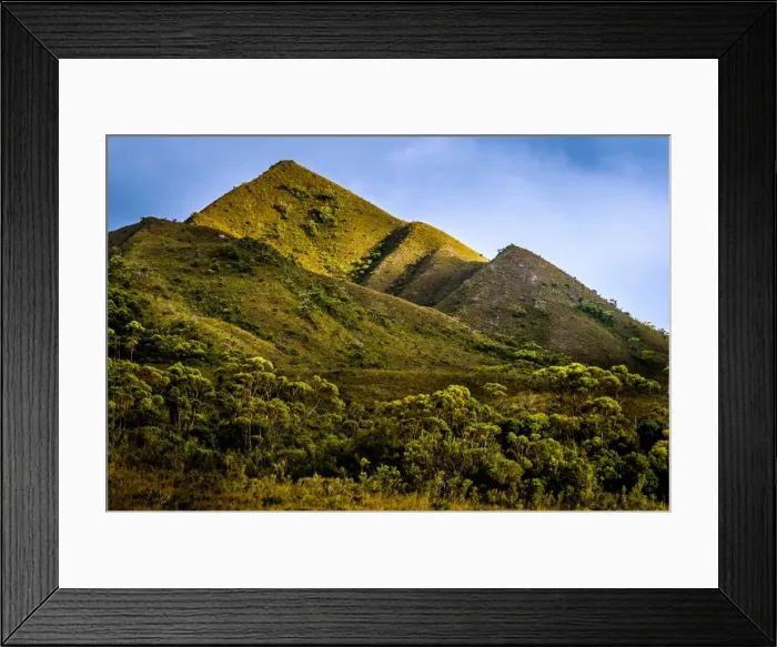 Framed Print : Ironbound Range, South Coast track, Southwest Tasmania