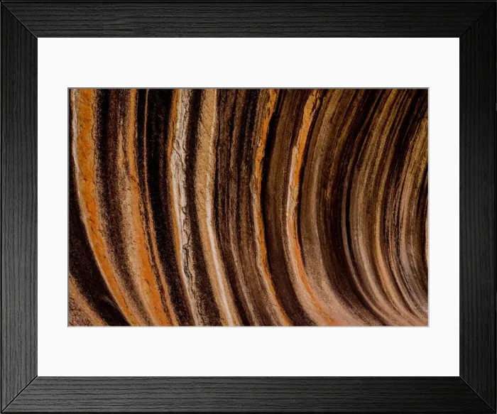 Framed Print : Close-up of Wave Rock Framed Print : Close-up of Wave Rock