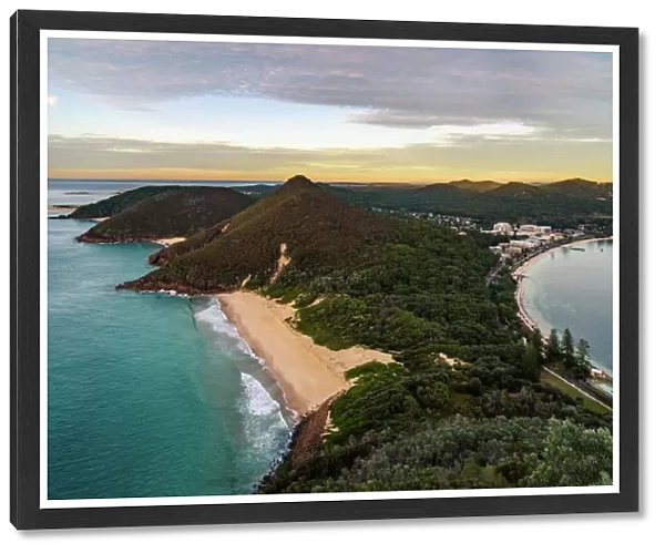 Shoal Bay. View of Shoal Bay from Mount Tomaree, New South Wales