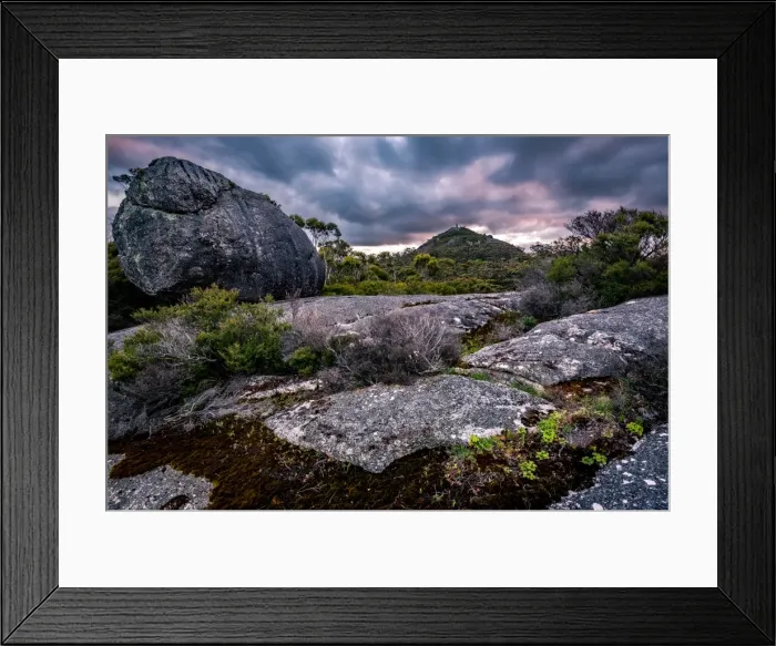 Framed Print : Mount Frankland