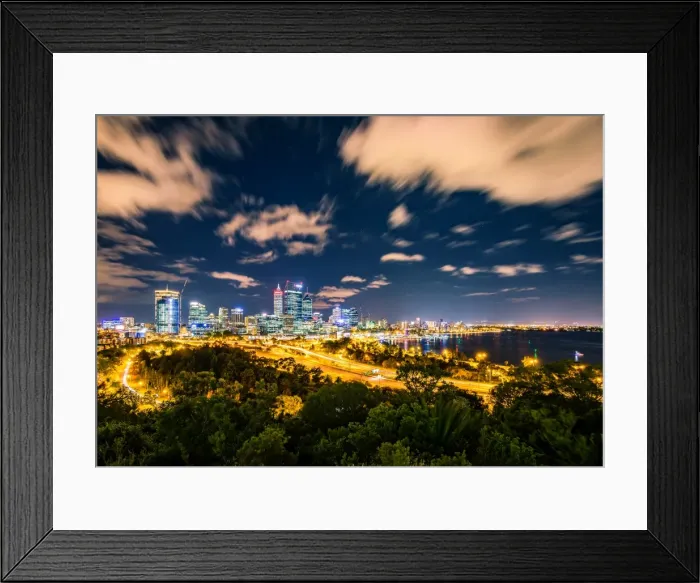 Framed Print : Perth Skyline Framed Print : Perth Skyline