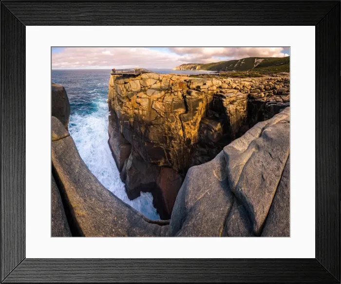 Framed Print : The Gap platform