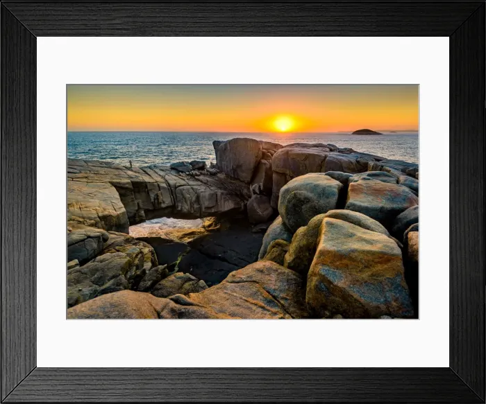 Framed Print : Albany Natural Bridge