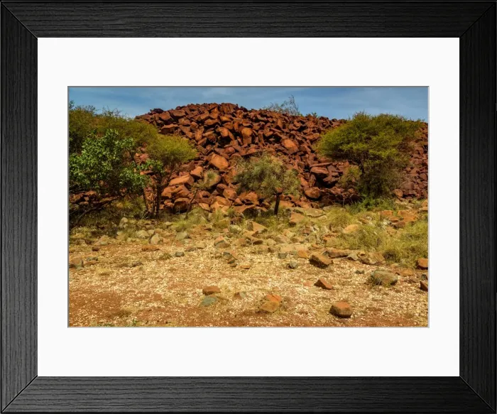 Framed Print : Aboriginal midden composed of cockle shells Framed Print : Aboriginal midden composed of cockle shells