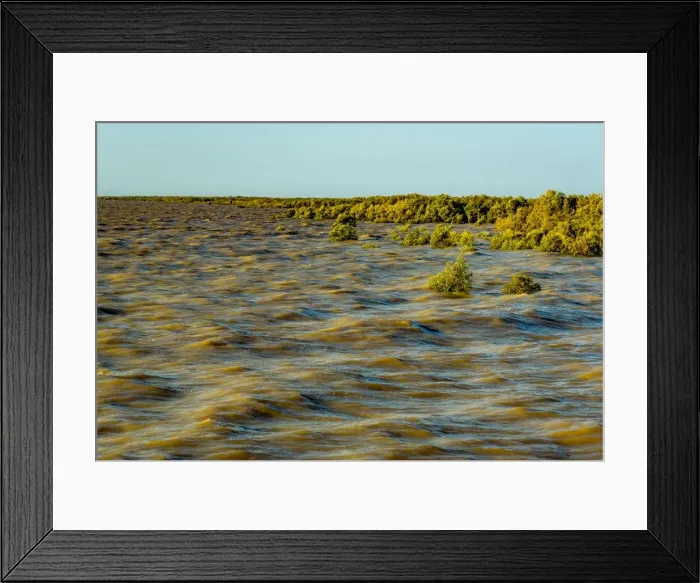 Framed Print : Derby Coastline Framed Print : Derby Coastline