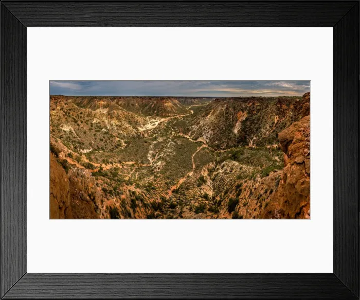 Framed Print : Shothole Canyon