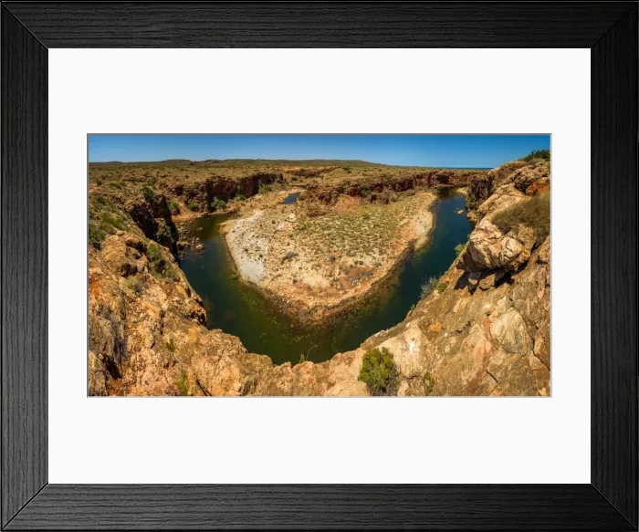 Framed Print : Yardie Creek