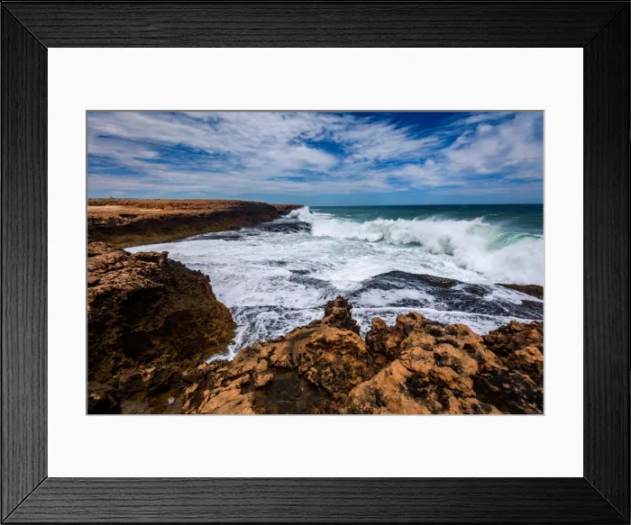 Framed Print : Quobba Coastline Framed Print : Quobba Coastline