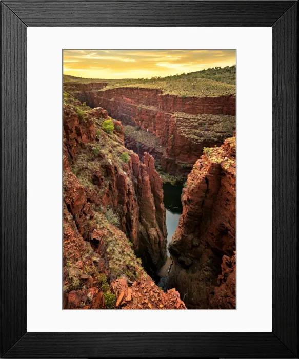 Framed Print : Hancock Gorge Framed Print : Hancock Gorge